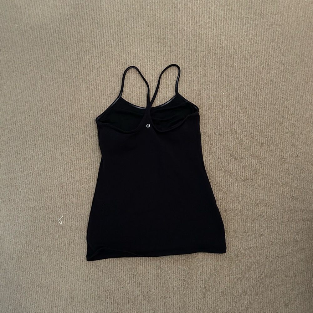 Lululemon Athletica Black Fitted Bustier Camisole